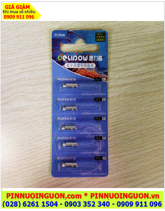 COMBO 01vỉ=5viên Pin phao câu cá CR311, Pin phao câu đêm Delipow CR311 lithium 3v